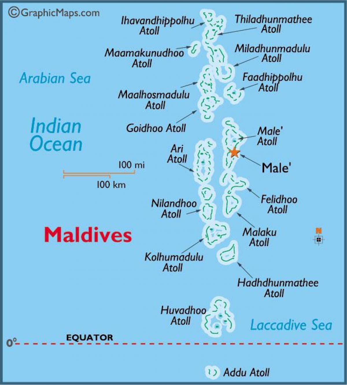 baa atoll, maldivas mapa