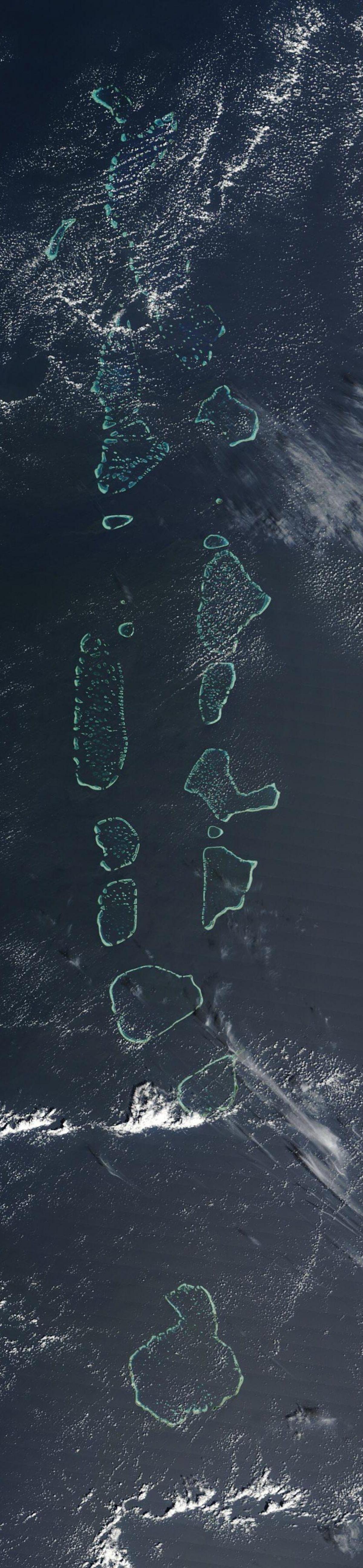 mapa das maldivas por satélite