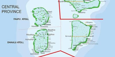 Mapa das maldivas ferry