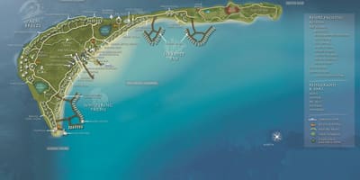Mapa de shangri la maldives resort